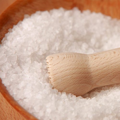 salt scrub therapy